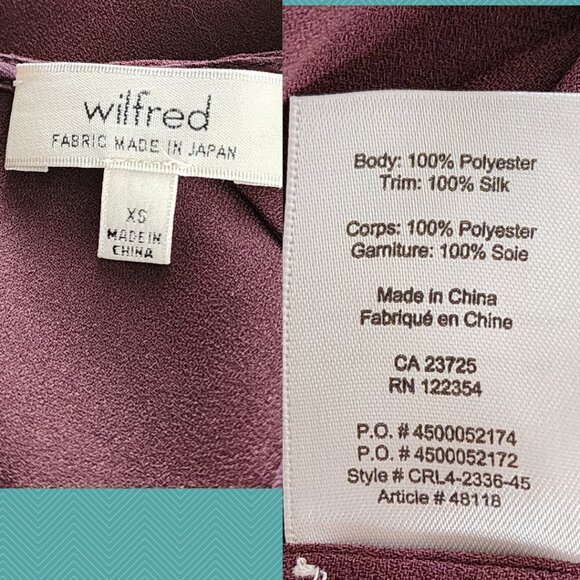 Wilfred Burgundy Sevres Sleeveless Tunic - Picture 3 of 3